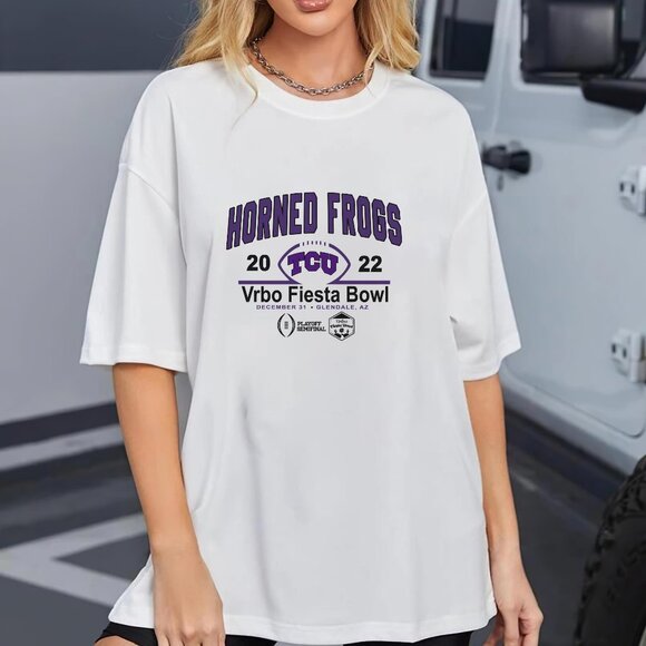 TCU Football Fiesta Bowl Champions TCU Horned Frogs shirt 90s - Picture 1 of 3